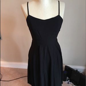 Black sun dress
